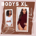 Bodysuit extralinda Cuello Redondo Manga Larga
