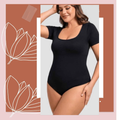 Bodysuit extralinda Cuello Redondo Manga Corta
