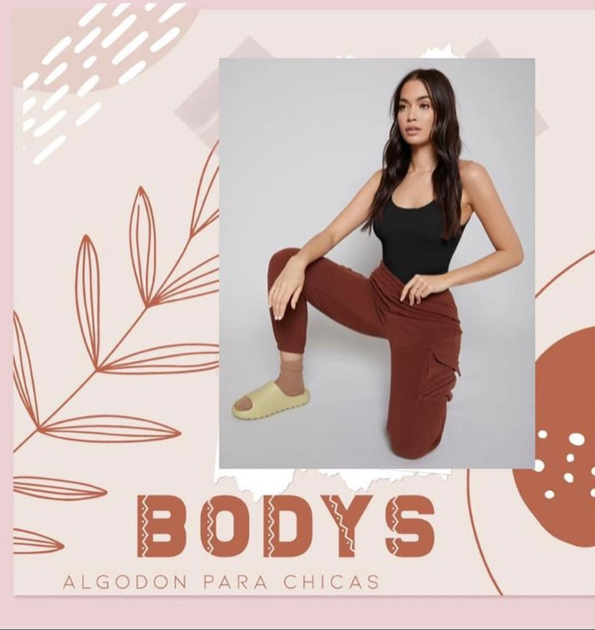 Bodysuit cuello redondo sin mangas